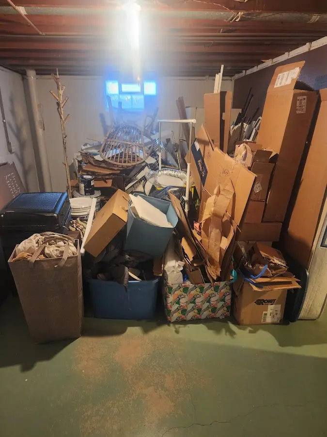 Roll-off dumpster container at job site for Construction Dumpster Rental in Parker